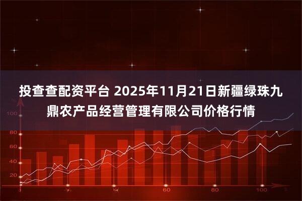 投查查配资平台 2025年11月21日新疆绿珠九鼎农产品经营管理有限公司价格行情